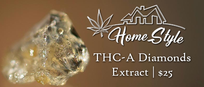 Homestyle THC-A diamonds extract