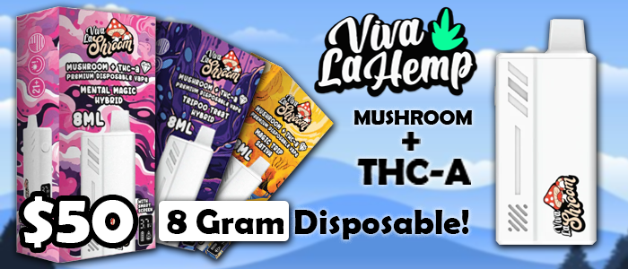 Viva La Shroom 8 gram thca disposable