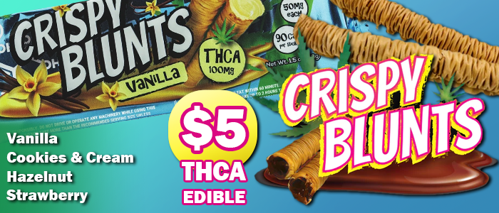 crispy blunts THCA edibles
