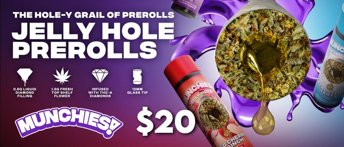 munchies jelly hole pre roll