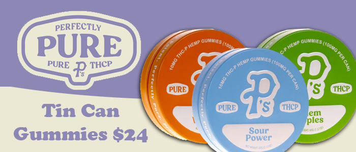 pure p's tin cans edibles