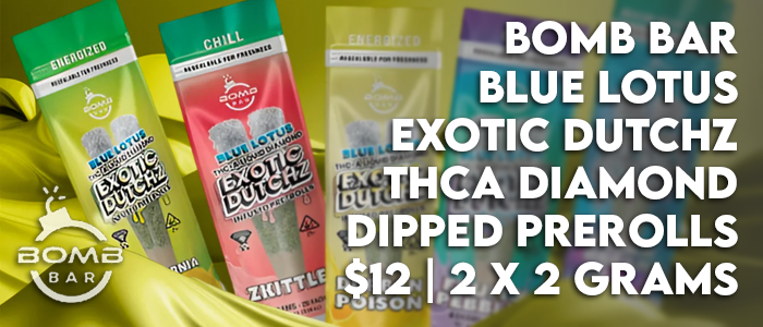 bomb ba exotic dutchz pre-roll