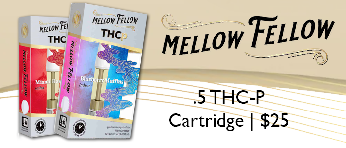 mellow fellow point 5 gram thcp cart