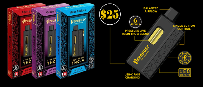 pressure 6 gram disposable