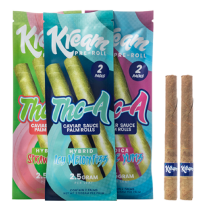 Kream caviar palm rolls