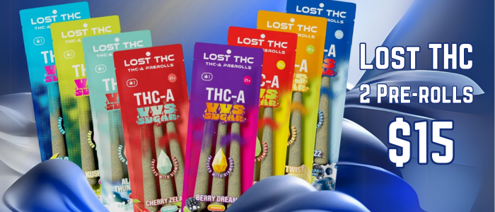 lost THC sugar pre-rolls