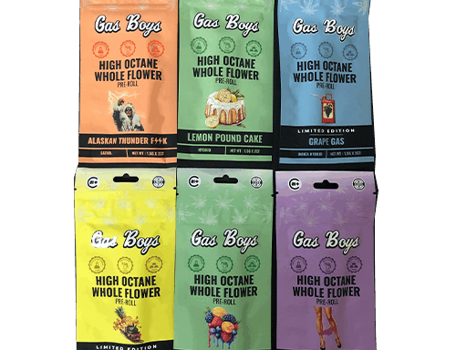 Gas Boys High Octane Whole Flower Prerolls