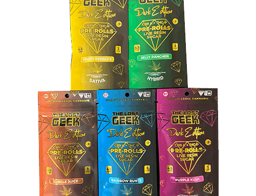 The Lost Geek Dark Edition THC-P Prerolls
